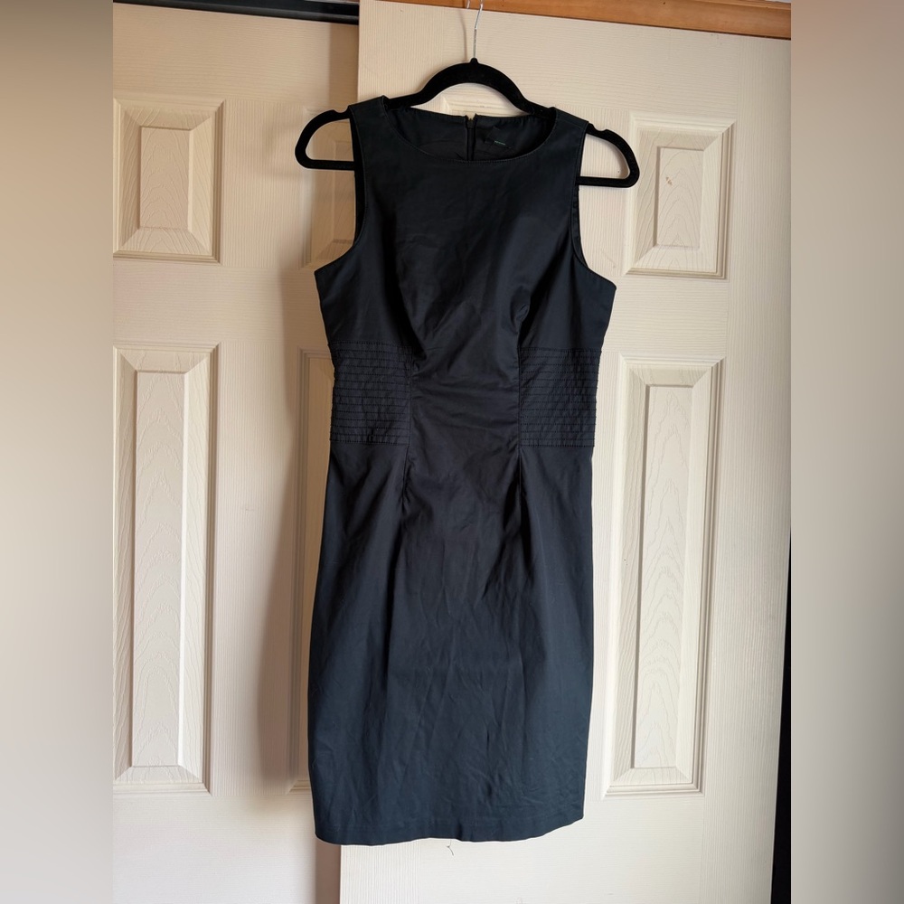 United Colors Of Benetton Black Midi Dress